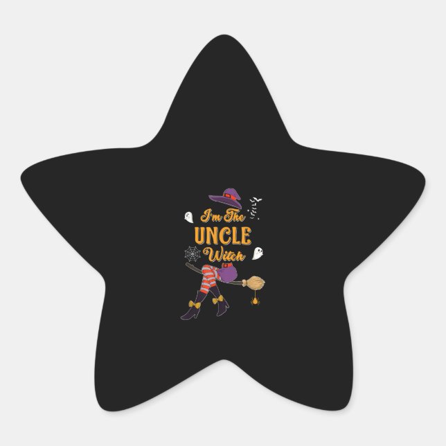 Im The Uncle Hexween Matching Group Costum Stern-Aufkleber (Vorderseite)