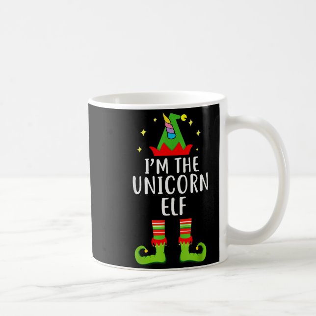 I'm The Unicorn Elf Matching Family Group Christma Kaffeetasse (Rechts)