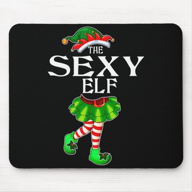 I'm The Y Elf Christmas Matching Family Group Funn Mousepad (Vorne)