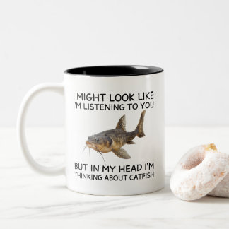  I'm thinking about CATFISH Zweifarbige Tasse