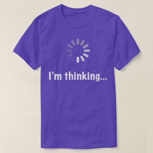 Im Thinking Geek Nerd Computer Programmer Techie  T-Shirt (Design vorne)