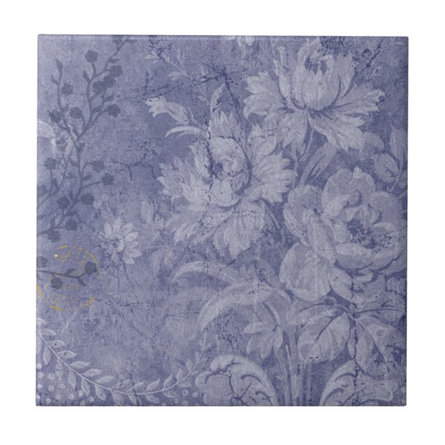 Im tiefen Blau Fliese (Vorderseite)