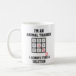 Im Tiertrainer finde ich immer eine Lösung-Tasse Kaffeetasse