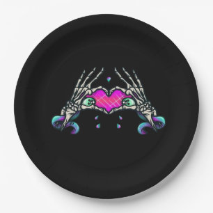 Im Tode - Skelettmuskulatur Pappteller
