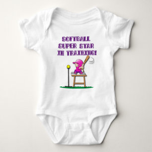 im Training zacken Sie aus Baby Strampler