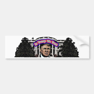 Im Trumpf vertrauen wir Autoaufkleber