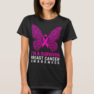 Im Überleben Brustkrebs Bewusstsein Frauen Pink R T-Shirt