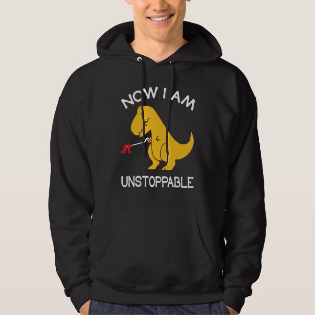 I'm Unstoppable Rex 1 Hoodie (Vorderseite)