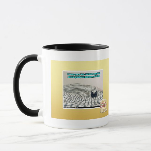 Im ur Raum-Zeit-Kontinuum Tasse (Links)