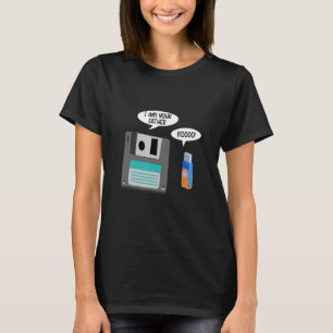 Im Vater USB Diskette IT Computer Geek Ne T-Shirt