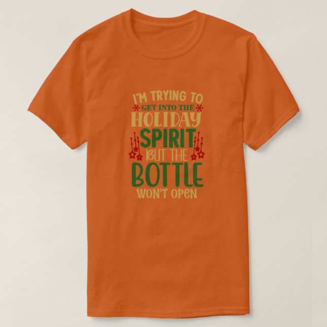 im Versuch, in den Urlaubssgeist zu kommen, aber d T-Shirt (Design vorne)