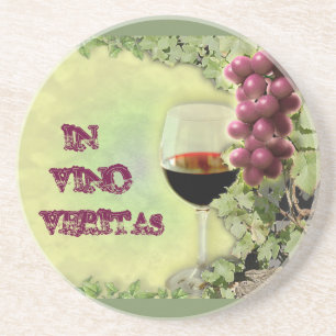 Im Vino Veritas Getränkeuntersetzer