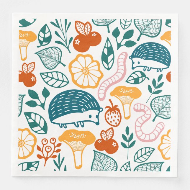 Im Wald Serviette (Vorderseite)