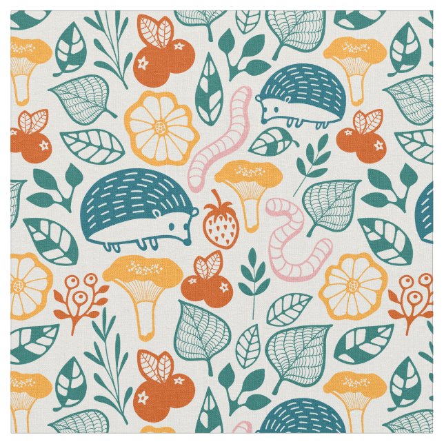 Im Wald Stoff (Nahaufnahme)