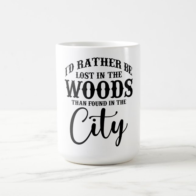 im Wald verloren Kaffeetasse (Mittel)