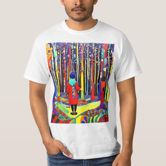Im Wald verloren T-Shirt (Vorderseite)