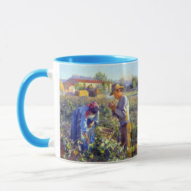 Im Weingarten Elin Danielson 1898 Tasse (Links)