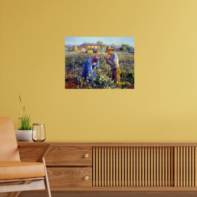 Im Weingarten Elin Danielson-Gambogi 1898 Poster (Wohnzimmer 2)