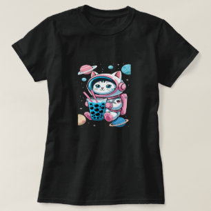 Im Weltraum Astronaut Anime Girl T - Shirt - Niedl
