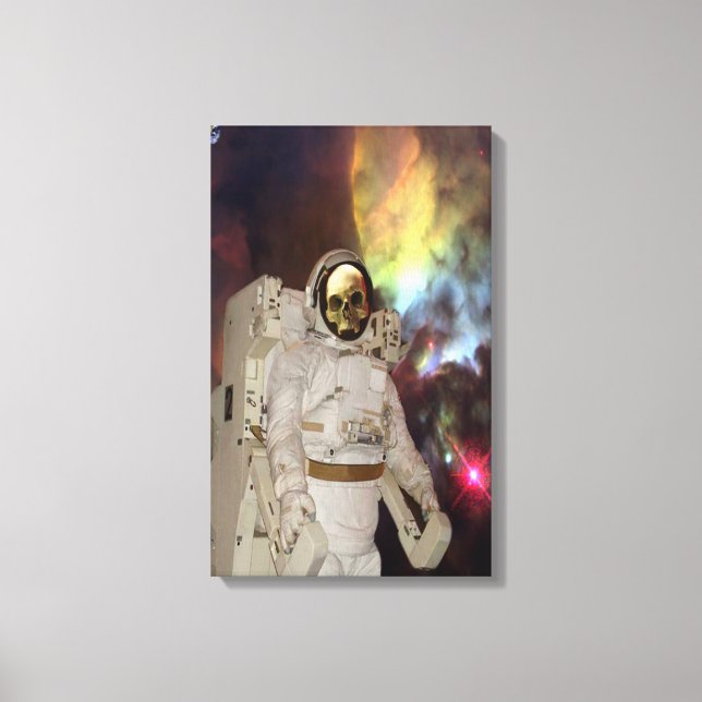 Im Weltraum verloren Leinwanddruck (Vorderseite)