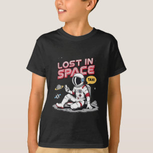 Im Weltraumastronauten verloren T-Shirt