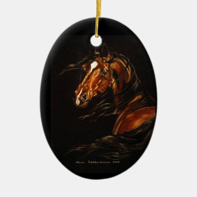 Im Wind Keramikornament (Vorne)