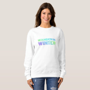 Im Winter wandern Sweatshirt