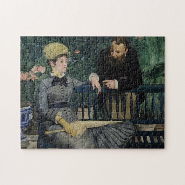 Im Wintergarten | Édouard Manet (Horizontal)