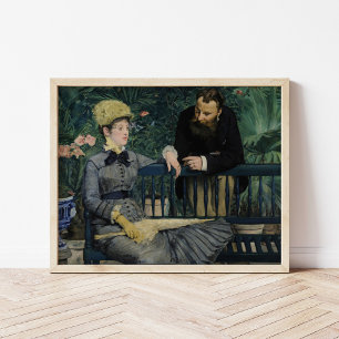 Im Wintergarten Édouard Manet Poster