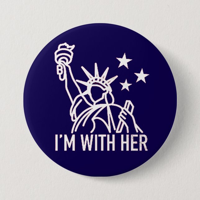 I'm With Her Button (Vorderseite)
