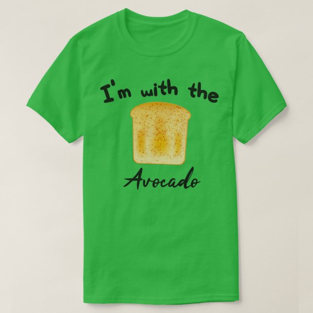 Im with the avocado 12 1 T-Shirt (Design vorne)
