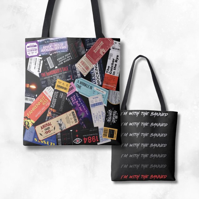 I'm with the Banned Black Tasche (Von Creator hochgeladen)