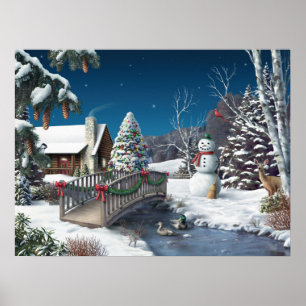 Im Zuhause Winters Alan Giana "" Plakat