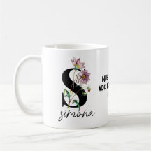 Im Zweifel Klassische Lila Blüten Personalisiert