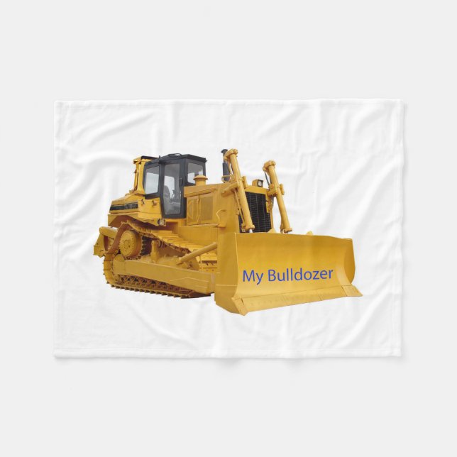 Image Bulldozer pour la couverture polaire (Devant (Horizontal))