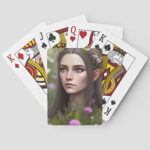 Image de beauté d'Elfin sur les cartes à jouer