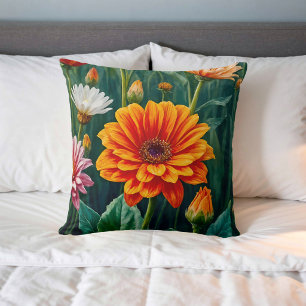 Image de fleur n° 16, série florale, coussin de je