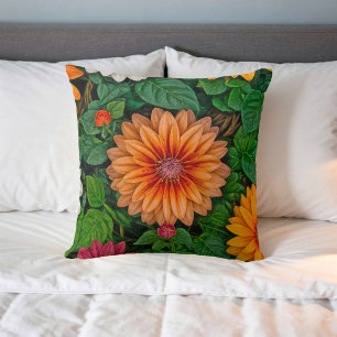Image de fleur n° 9, série florale, coussin de jet