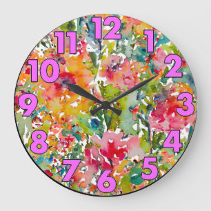 Image de fleurs pour horloges
