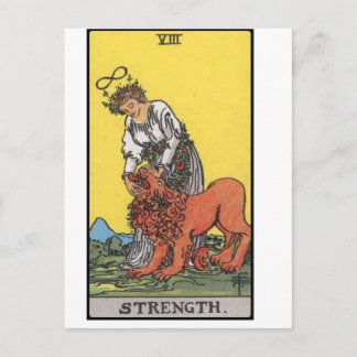 image de la carte strenght tarot
