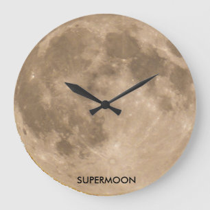 Image de la lune pour horloge à paroi ronde