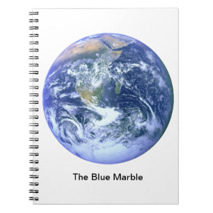 Image de la NASA de la planète Terre Carnet à fron