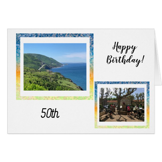 Image de l'âge Carte d'anniversaire (Devant horizontal)