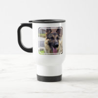 Image de tasse de voyage de berger allemand