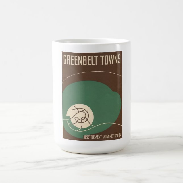 Image de villes de Greenbelt sur la tasse (Centre)