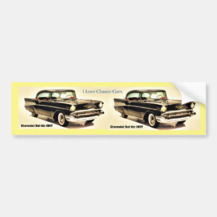 Image de voiture classique pour Bumper Sticker