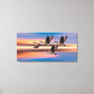 Image d'Oies du Canada pour l'art en toile