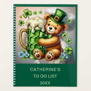 IMAGE D'OURS PERSONNALISÉE DE LA SAINT-PATRICK