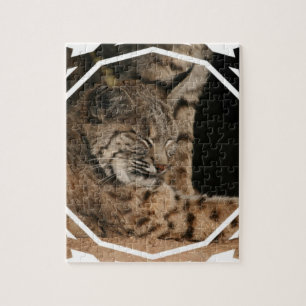 Image d'un puzzle de chat sauvage