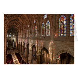 Image HDR de l'intérieur de la Basilique, Quito, É